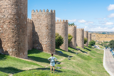 Vanuit Madrid: Dagtocht naar Ávila en Salamanca met gids