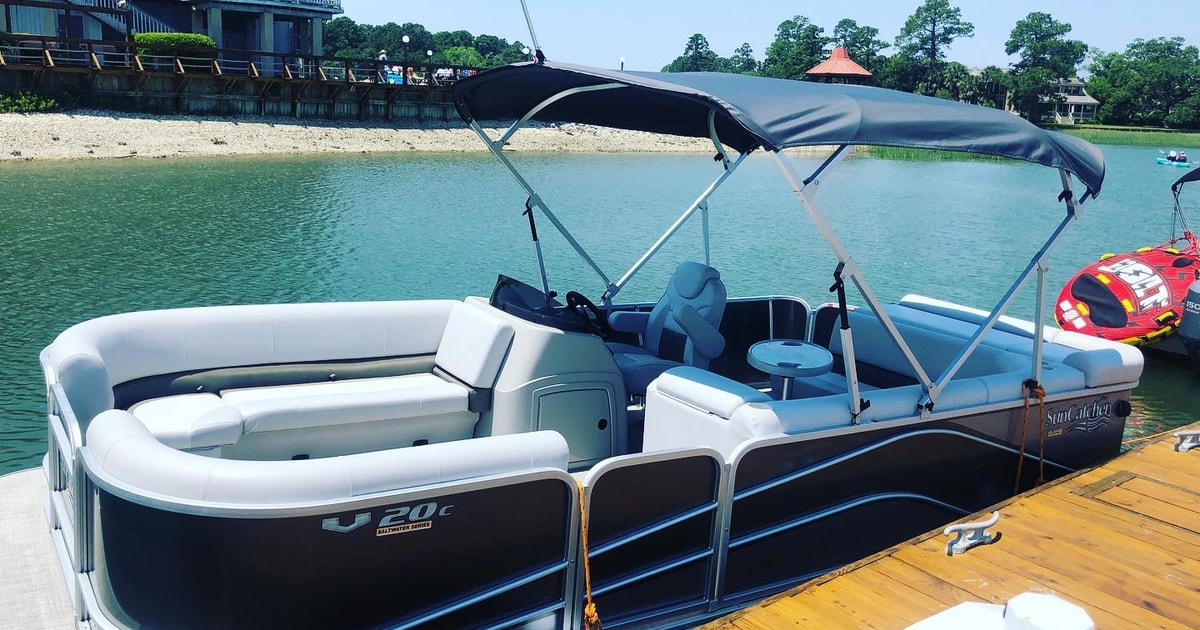 Hilton Head Island Pontoon Boat Rental GetYourGuide
