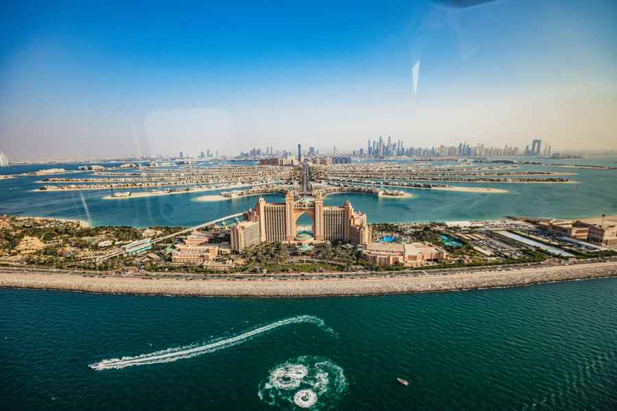Dubai: Sightseeing-Helikopterflug ab The Palm. Foto: GetYourGuide