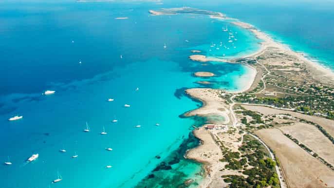 Ibiza: Paseo en barco todo incluido a Las Salinas y Formentera