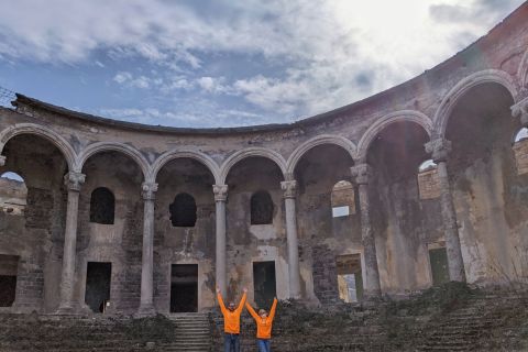 Tbilisi: Chiatura Sovietica - Colonna Katskhi - Convento Mgvimevi