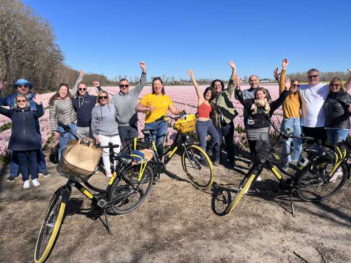 Из Лиссе: цветочный велосипедный тур по Кекенхоф и Де Тюльперий