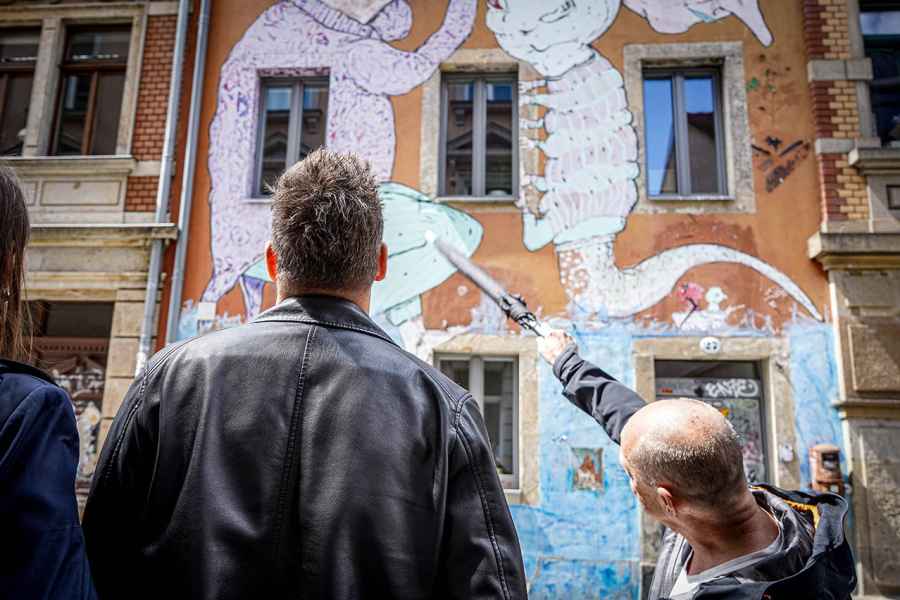 Dresden: Straßenkunst-Rundgang im Stadtteil Neustadt