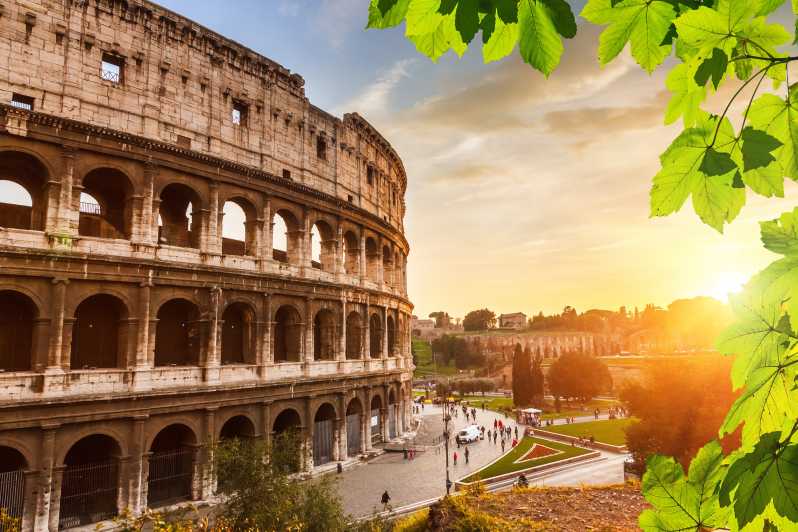 Rome: Hop-on-hop-off-bustour en toegangsbewijs voor het Colosseum