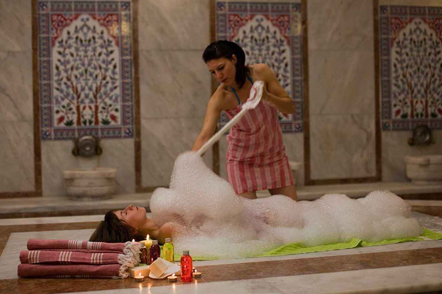 Cappadocia Turkish Traditional Bath - Hamam - Bubble Massage