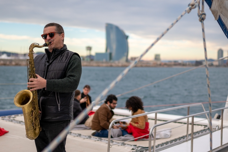 Barcelona: Catamaran Cruise with Live Jazz Music