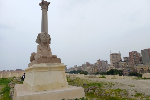 Du Caire ou de Gizeh : excursion d'une journée à Alexandrie avec billetsVisite sans déjeuner