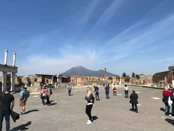 Da Roma: Tour privato di Pompei e della Costiera Amalfitana in van