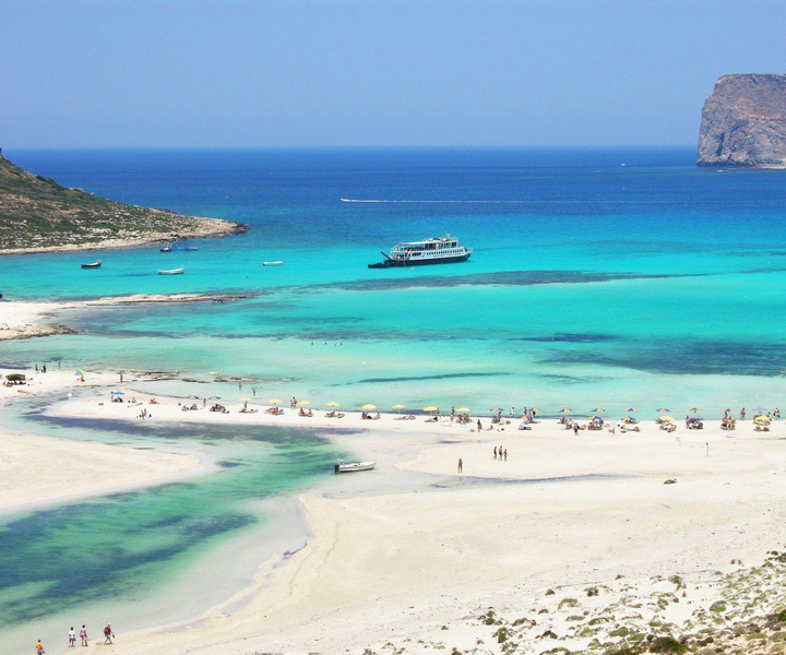 Rethymno: tour della laguna di Gramvousa e Balos, biglietto in barca extra