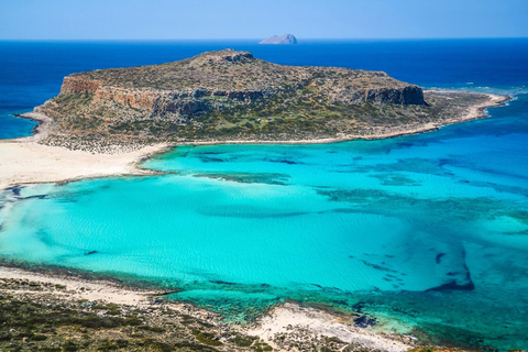 Rethymno: Gramvousa &amp; Balos Lagoon Day Trip with Boat Ticket