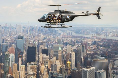 Нью-Йорк: вертолетный тур с дополнительным опытом без дверей