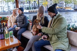 Amsterdam: Luxusboot-Kanalfahrt mit Bar an Bord