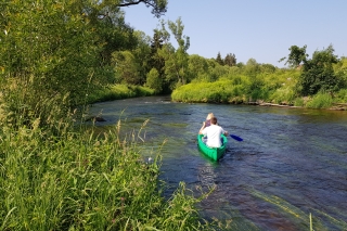 From Viechtach: Regen River Canoe Tour to Höllensteinsee