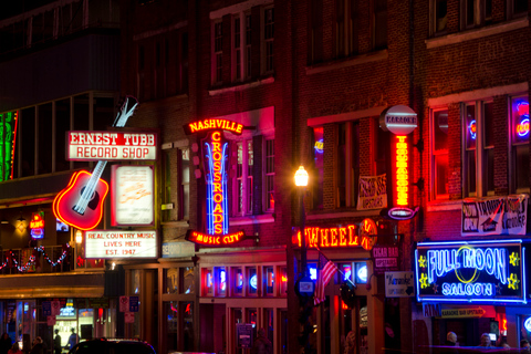 Nashville : Histoire de la musique et tournée des pubs Moonshine