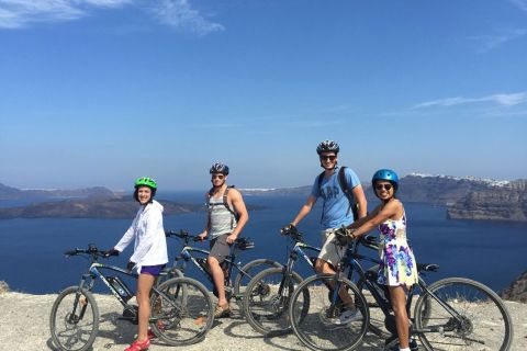 Santorini: tour dell'isola in bici elettrica