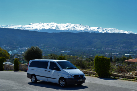 De La Canée: visite privée d'une journée de la ville de Réthymnon et du lac Kournas