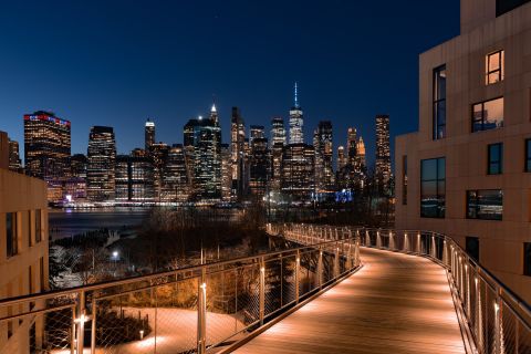 New York City: Night Skyline 4-Hour Bus Tour from Manhattan