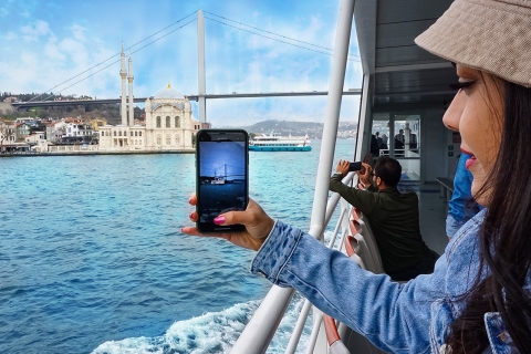 Istanbul: Bosporus Sightseeing Cruise vanaf de Kabatas PierStandaard Optie: