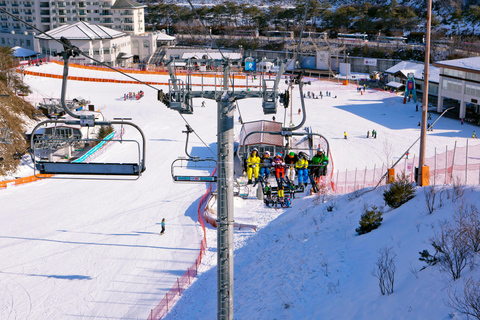 Seoul: Elysian Ski + Eobi Ice Valley + Nami Departing from Hongik Univ. Station Exit 8.