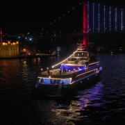 Istanbul: crociera con cena e intrattenimento con tavolo privato
