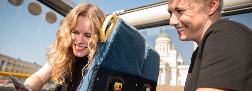 Helsinki: Hop-On-Hop-Off-Bus- und Sightseeing-Boots-Tour