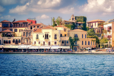 Creta: gita di un giorno a Rethimno, Chania e Kournas LakePrelievo da Elounda, Agios Nikolaos, Istron