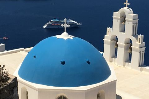 From Fira: Santorini Private Sightseeing & Oia Walking Tour