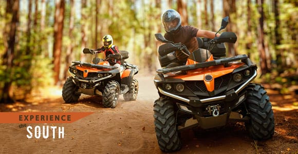 South Rhodes: ATV Quad Safari Guided Tour 2 person on 1 Quad