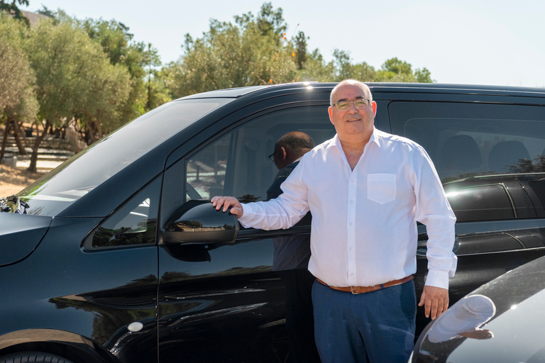 Athènes: visite de la ville et de l'Acropole avec voiture privée et chauffeurVisite sans guide agréé à l'Acropole