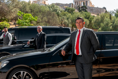 Athènes: visite de la ville et de l'Acropole avec voiture privée et chauffeurVisite sans guide agréé à l'Acropole