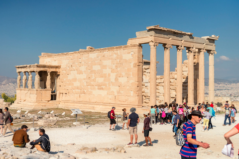 Athènes: visite de la ville et de l'Acropole avec voiture privée et chauffeurVisite sans guide agréé à l'Acropole