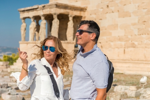 Athènes: visite de la ville et de l'Acropole avec voiture privée et chauffeurVisite sans guide agréé à l'Acropole