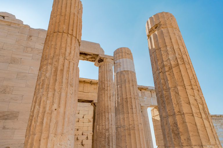 Athènes: visite de la ville et de l'Acropole avec voiture privée et chauffeurVisite sans guide agréé à l'Acropole