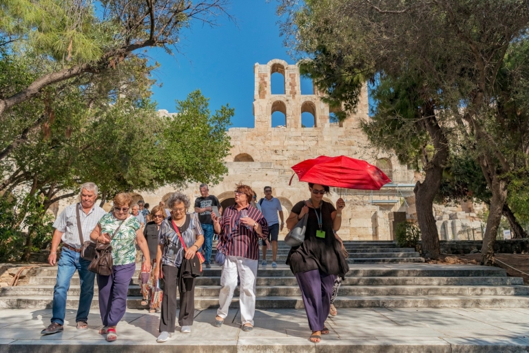 Athènes: visite de la ville et de l'Acropole avec voiture privée et chauffeurVisite sans guide agréé à l'Acropole