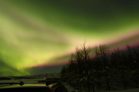 Akureyri: excursão privada à aurora boreal com traslado e lancheOpção padrão