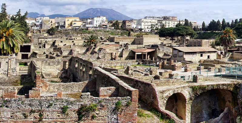 Desde Nápoles Excursión de un día a Pompeya, Herculano y el Vesubio
