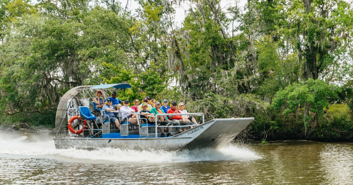 new orleans self transport swamp and bayou boat tour