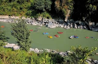 Kathmandu: Wildwasser-Rafting-Tour auf dem Trishuli-Fluss