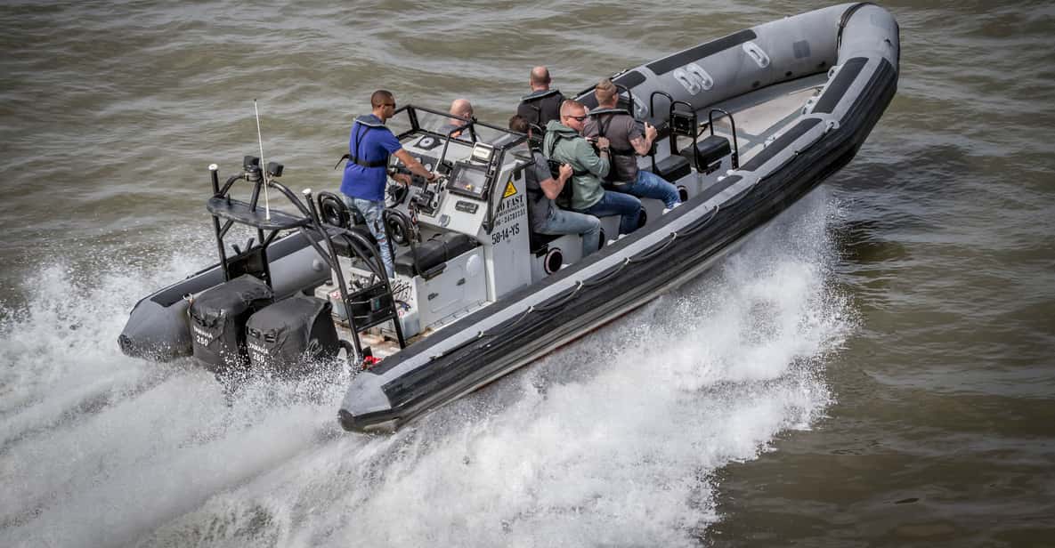 Afbeelding 2 van Den Haag: Scheveningen Strand RIB Speedboot Tour