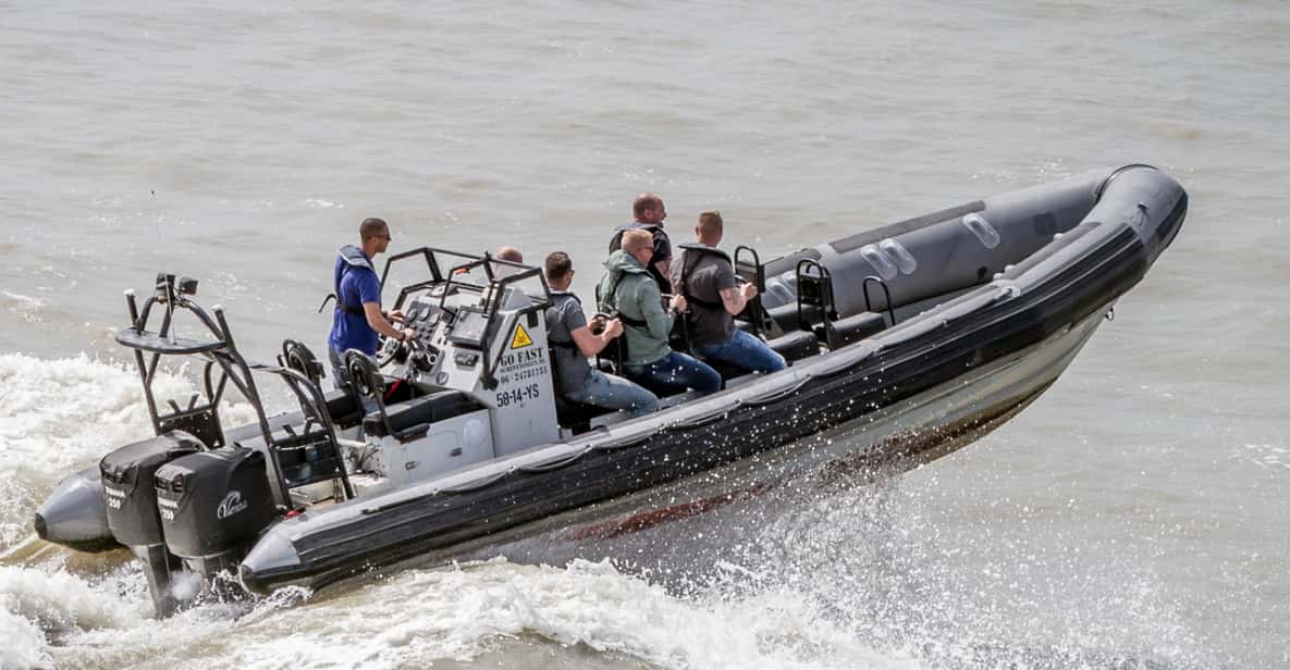Afbeelding 3 van Den Haag: Scheveningen Strand RIB Speedboot Tour