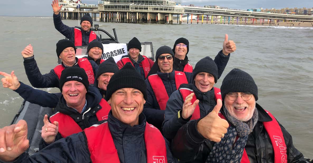 Afbeelding 5 van Den Haag: Scheveningen Strand RIB Speedboot Tour