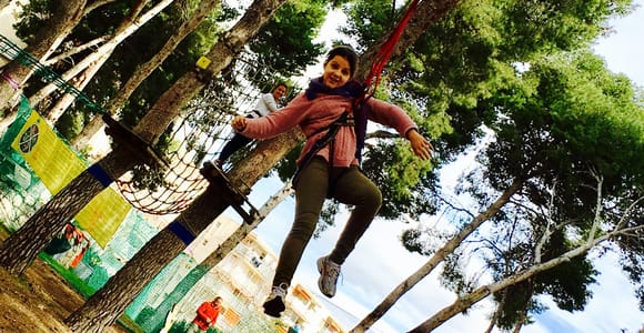 Salou: Bosc Aventura Salou Zip Lining Experience