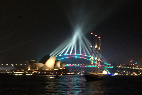 Sydney hamn: Tall Ship Vivid middagskryssning