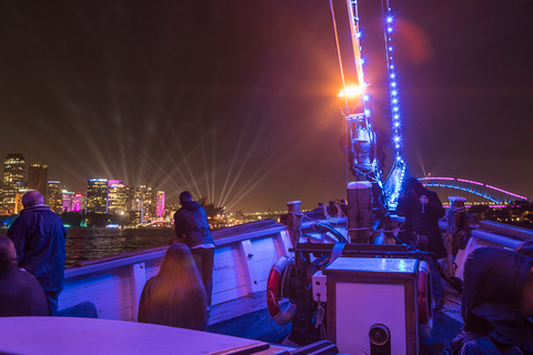 Sydney hamn: Tall Ship Vivid middagskryssning