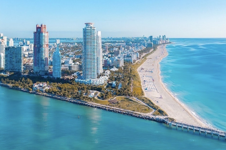 Miami: Privater Hubschrauberflug in einem Robinson R44