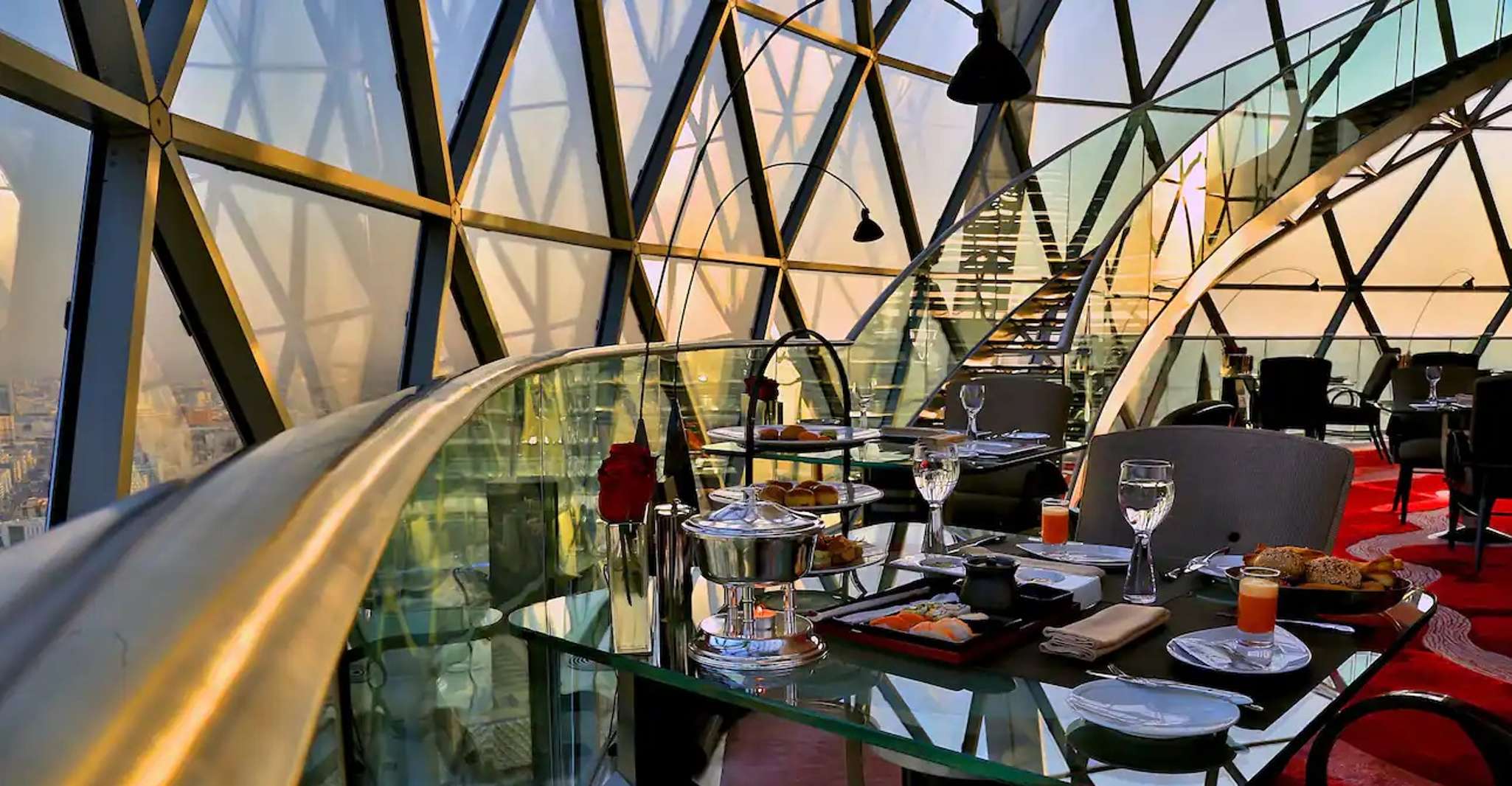 Riyadh, Dining Experience at The Globe Restaurant - SuiteTrails