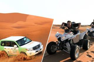 Dubai: Wüstensafari, Quadfahren, Kamelreiten & Sandboarding