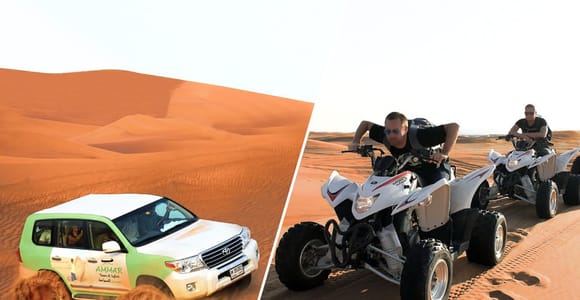 Dubai: Wüstensafari, Quad Bike, Kamelritt und Sandboarding
