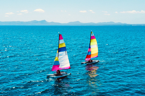 Alcudia: experiencia de 1 hora en catamarán con monitor para 2