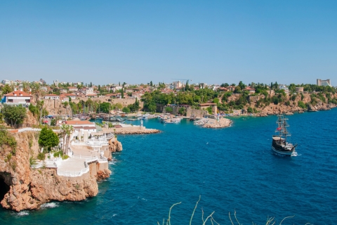 Ab Antalya: Halbtägige Bootstour zu den Düden-Wasserfällen